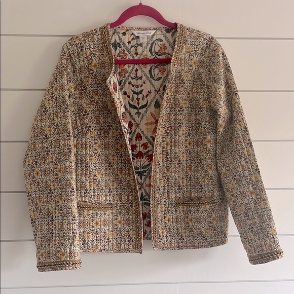 Coldwater Creek Multicolor Patterned Jacket - Picture 1 of 7